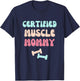 Groovy Certified Muscle Mommy Pump Cover für Damen T-Shirt - T-Shirt | Navy