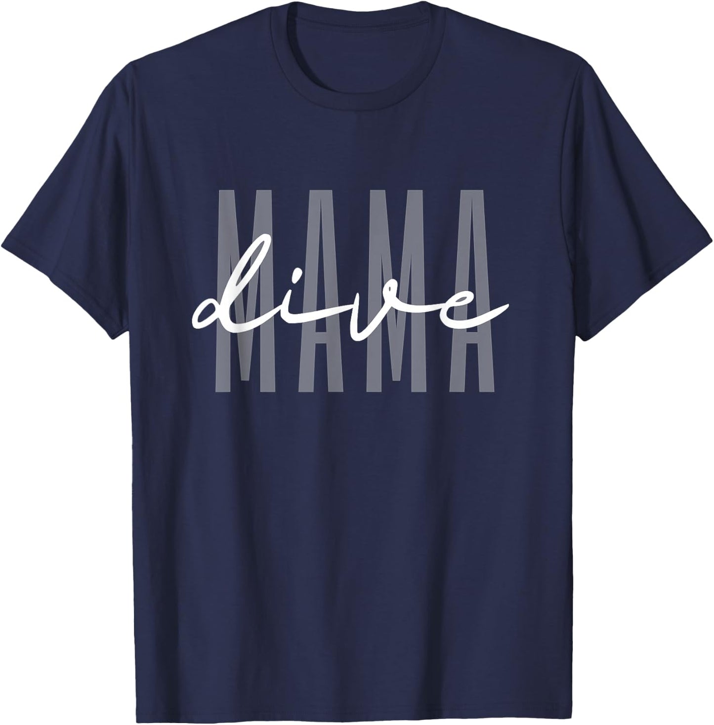 Dive Mama Dive Mom T-Shirt - T-Shirt | Navy