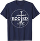 Rooted In Christ, Man Of Faith, Cross Nails T-Shirt - T-Shirt | Navy