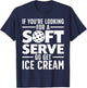 Cool Pickleball Women Pickle Ball Player Soft Serve T-Shirt - T-Shirt | Navy