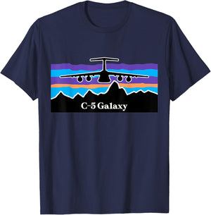 C-5 Galaxy Mountain Airlift T-Shirt - T-Shirt | Navy