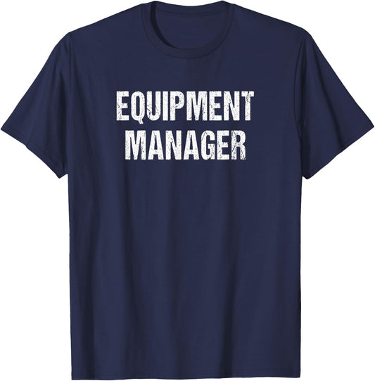 Equipment Manager T-Shirt - T-Shirt | Navy
