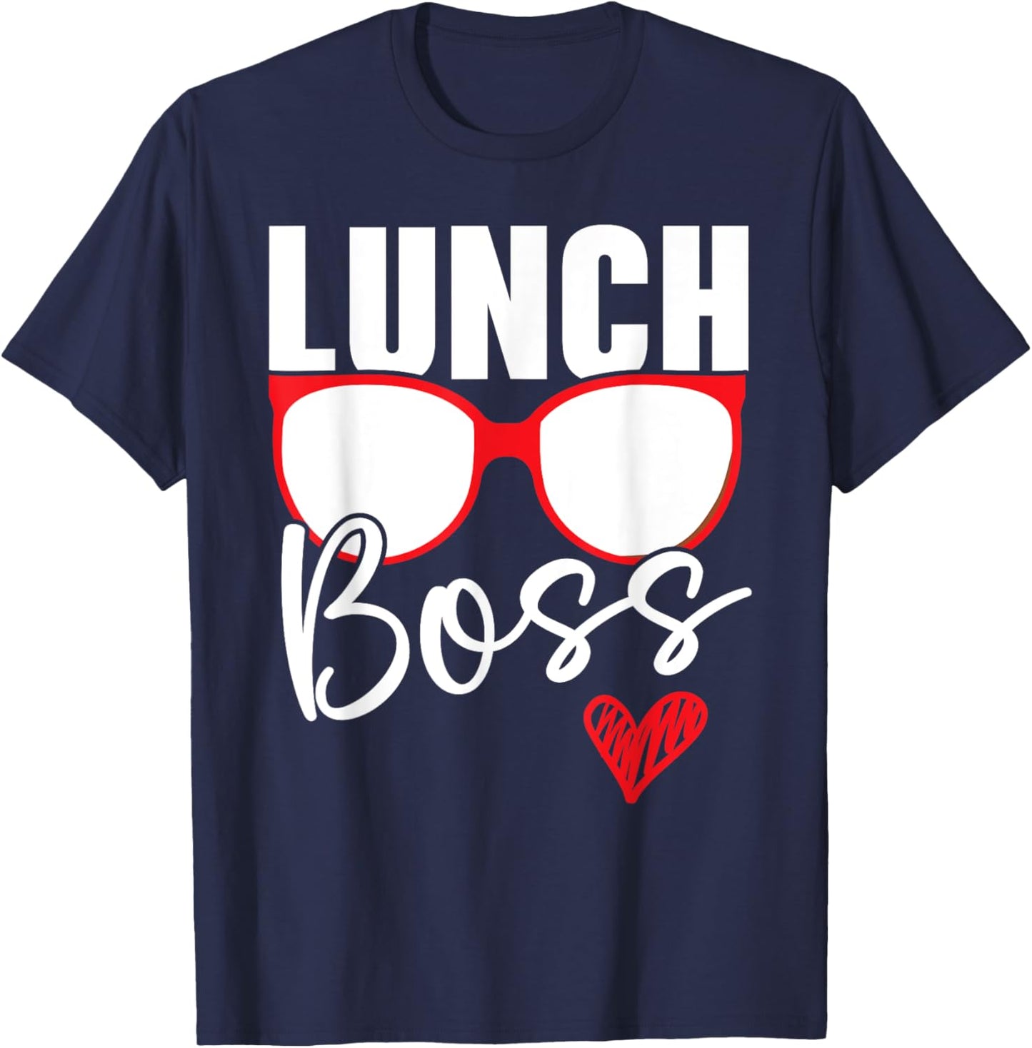 Lunch Boss Cafeteria Job Profession Lady Cook Lunch Lady T-Shirt - T-Shirt | Navy