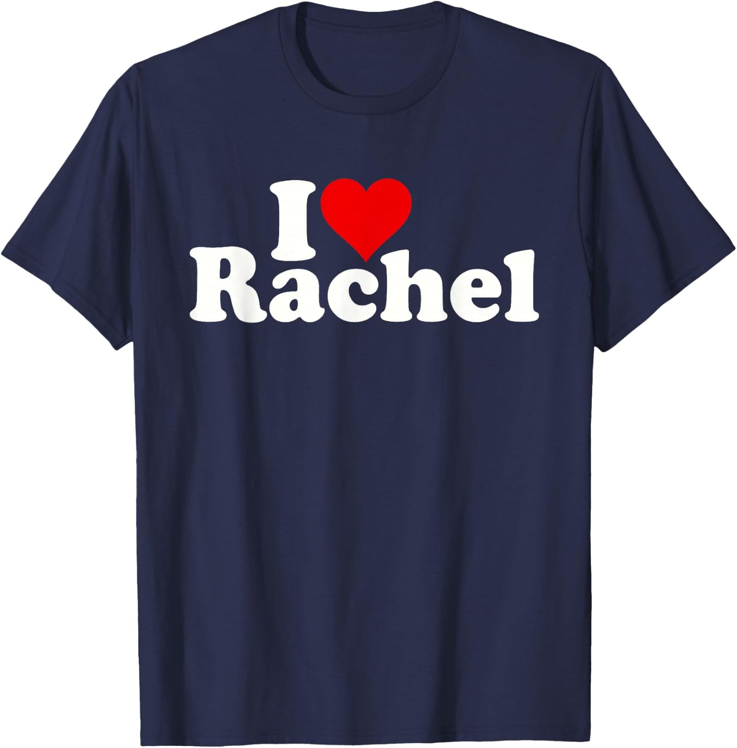 I Love Heart Rachel T-Shirt - T-Shirt | Navy