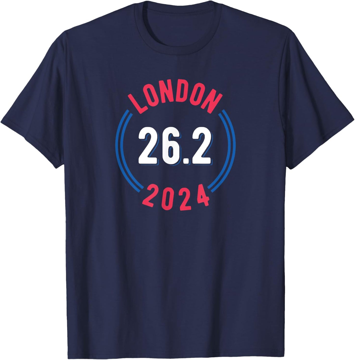 London 2024 Marathon 26.2 T-Shirt - T-Shirt | Navy