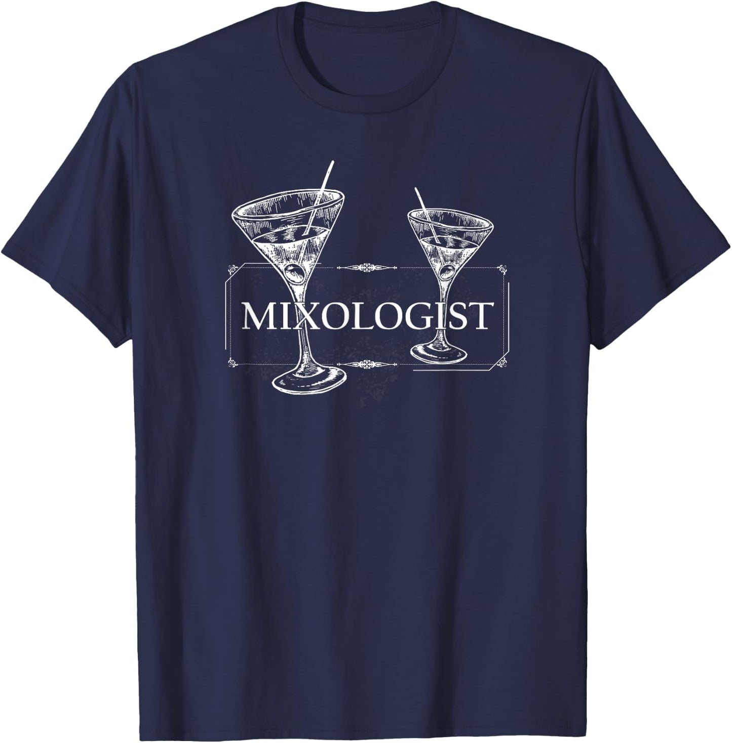 Mixologist | Mixology Cocktail T-Shirt - T-Shirt | Navy