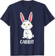 Lovely cat holder clothing cat rabbit lover cabbit Men Women T-Shirt - T-Shirt | Navy