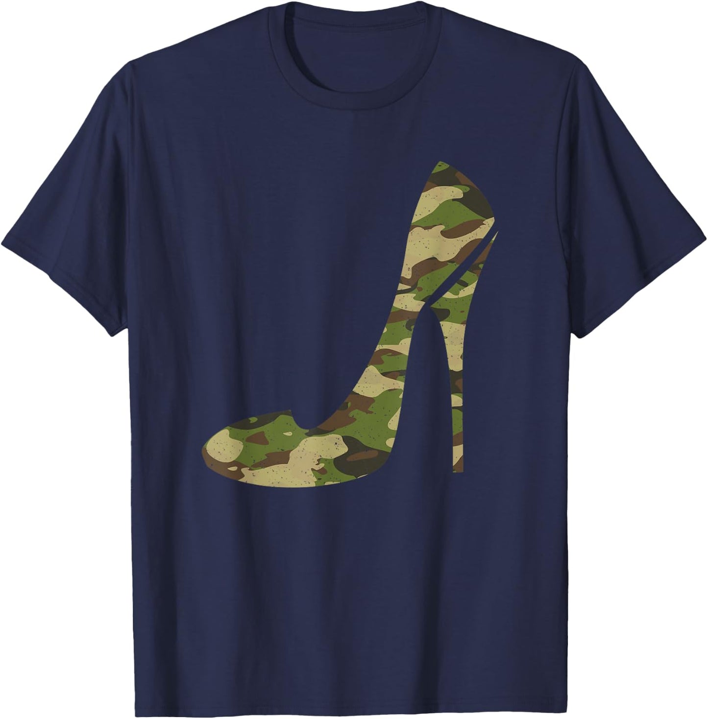 Cool Camouflage Art Girl Camo Clothes Costume Camo T-Shirt - T-Shirt | Navy