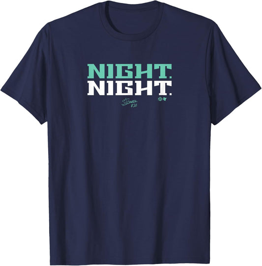 Sabrina Ionescu: Night Night - New York Basketball T-Shirt - T-Shirt | Navy