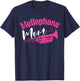 Mellophone Mom Marching Band Mother Mama Player T-Shirt - T-Shirt | Navy