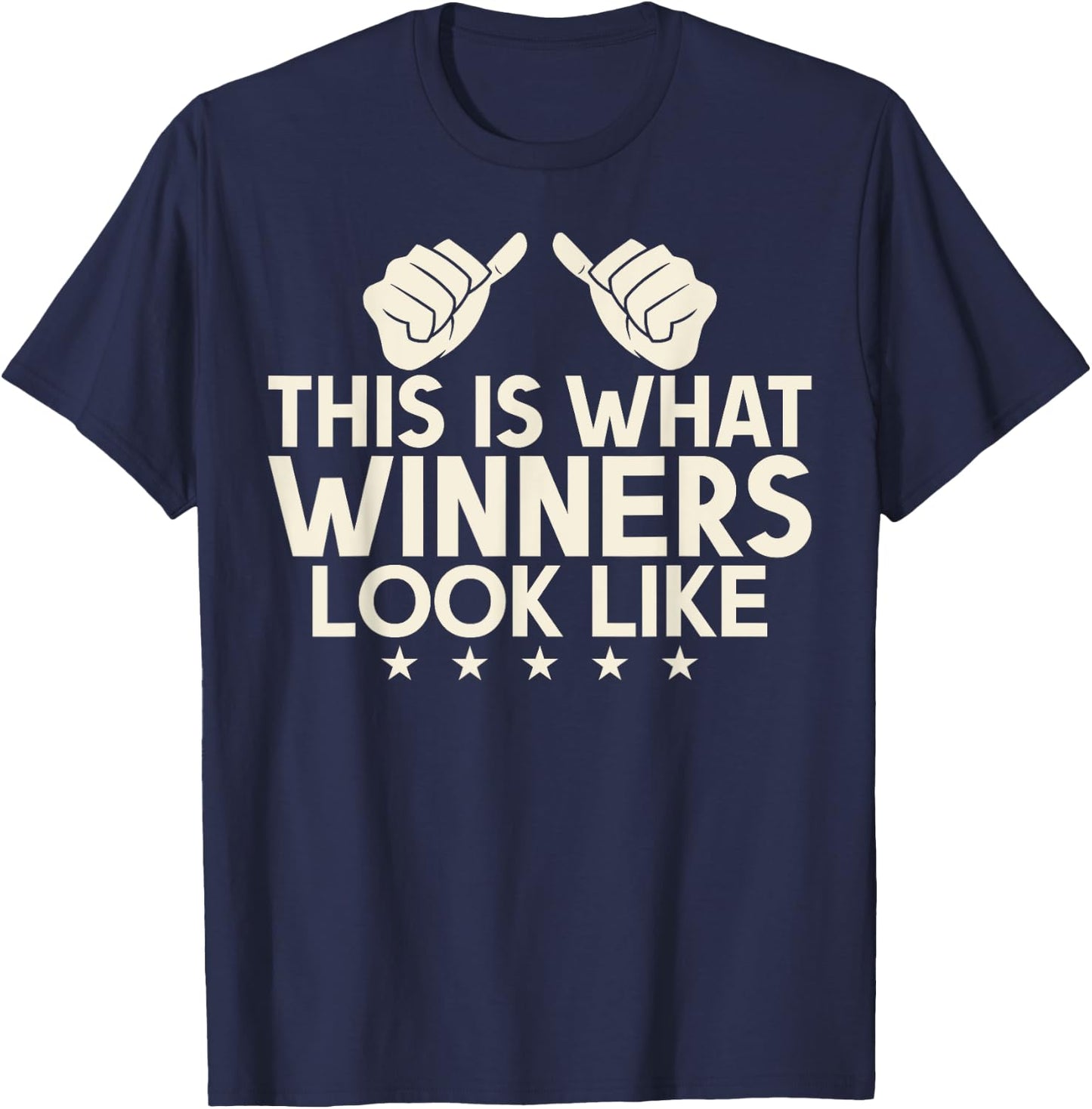This is what winners look like winning Game Match T-Shirt - T-Shirt | Navy