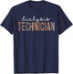 Leopard Dialysis Technician Appreciation healthcare workers T-Shirt - T-Shirt | Navy