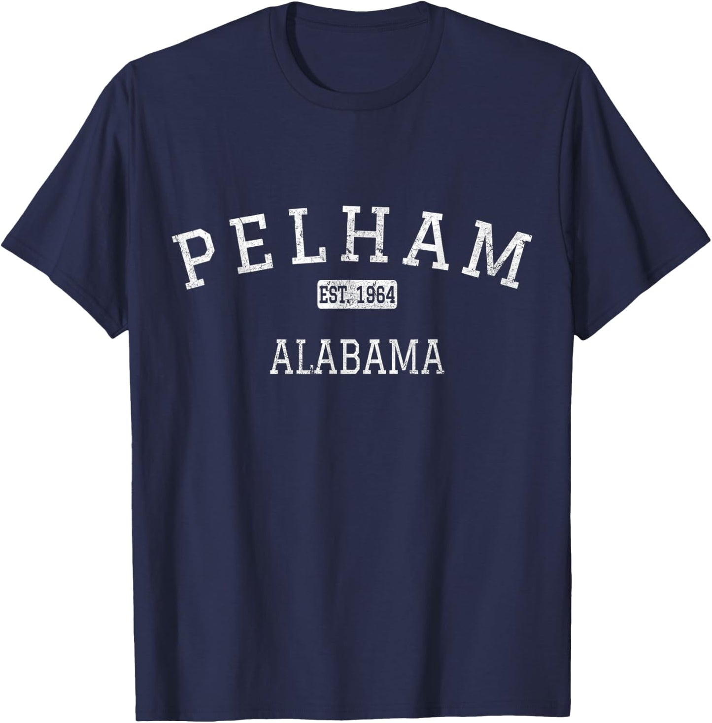 Pelham Alabama AL Vintage T-Shirt - T-Shirt | Navy