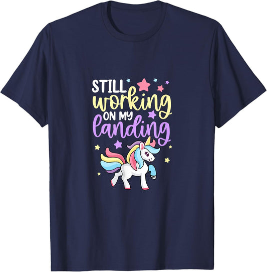 Broken Ankle Unicorn Foot Feet Bone Injury Get Well Soon T-Shirt - T-Shirt | Navy