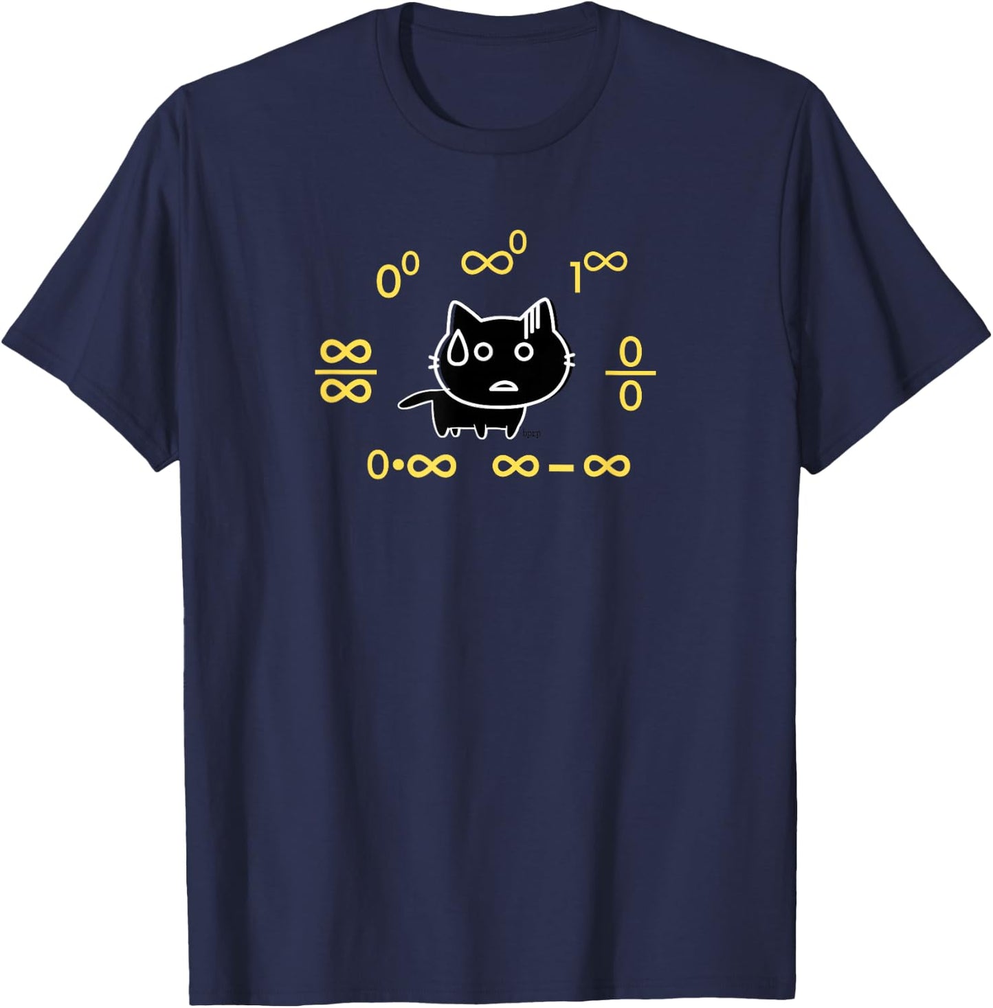 Blackpenredpen Cat & Calculus Limit Indeterminate Forms T-Shirt - T-Shirt | Navy