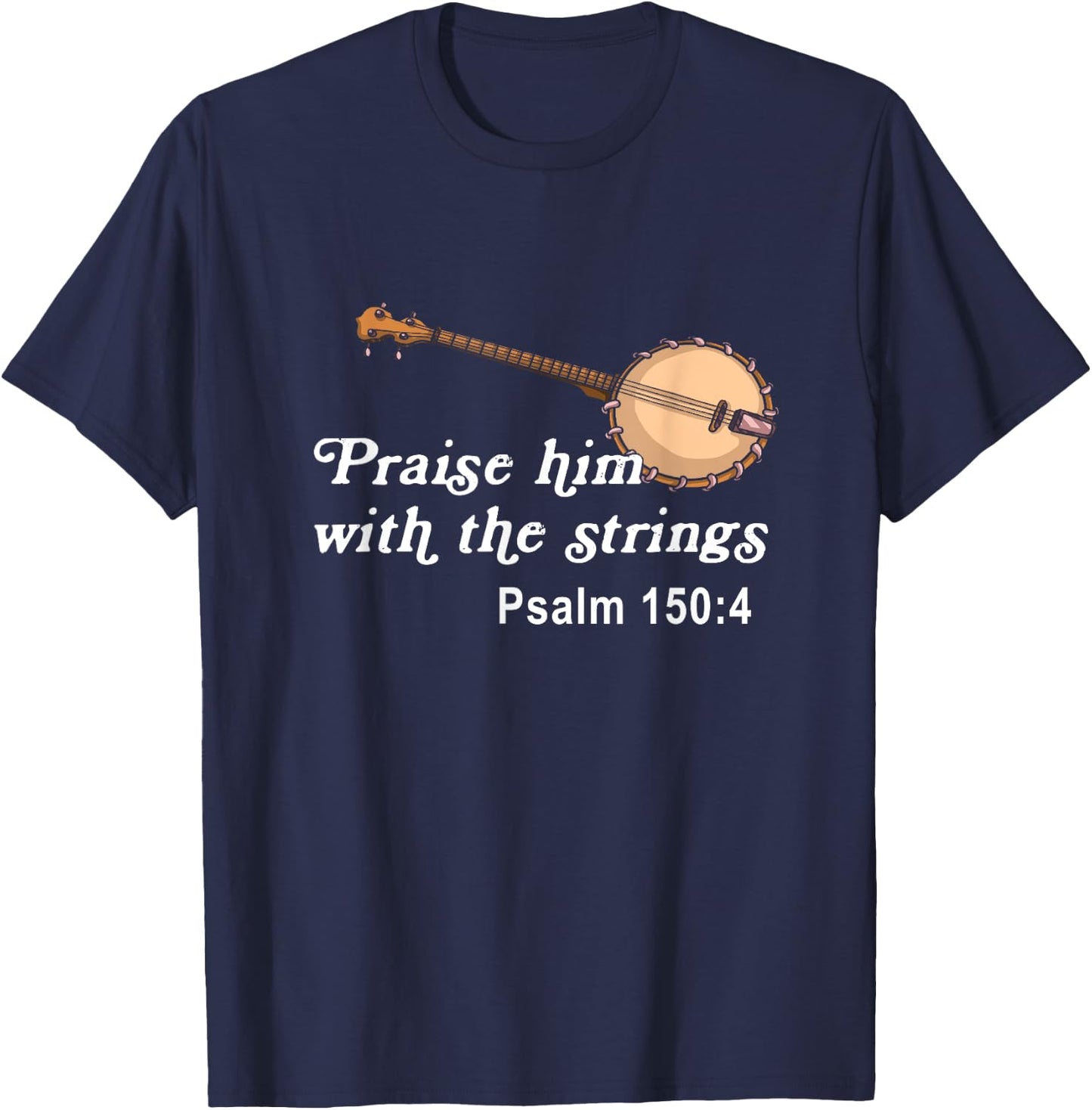 Banjo Bluebird Tennesse Mandolin Bluegrass T-Shirt - T-Shirt | Navy