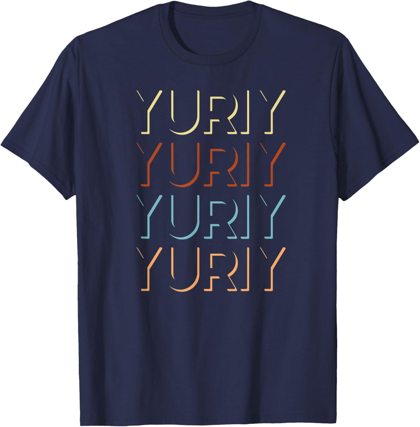 Yuriy First Name My Personalized Named T-Shirt - T-Shirt | Navy