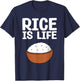 Cool Rice Design Women White Food Cooker Rice Lover T-Shirt - T-Shirt | Navy