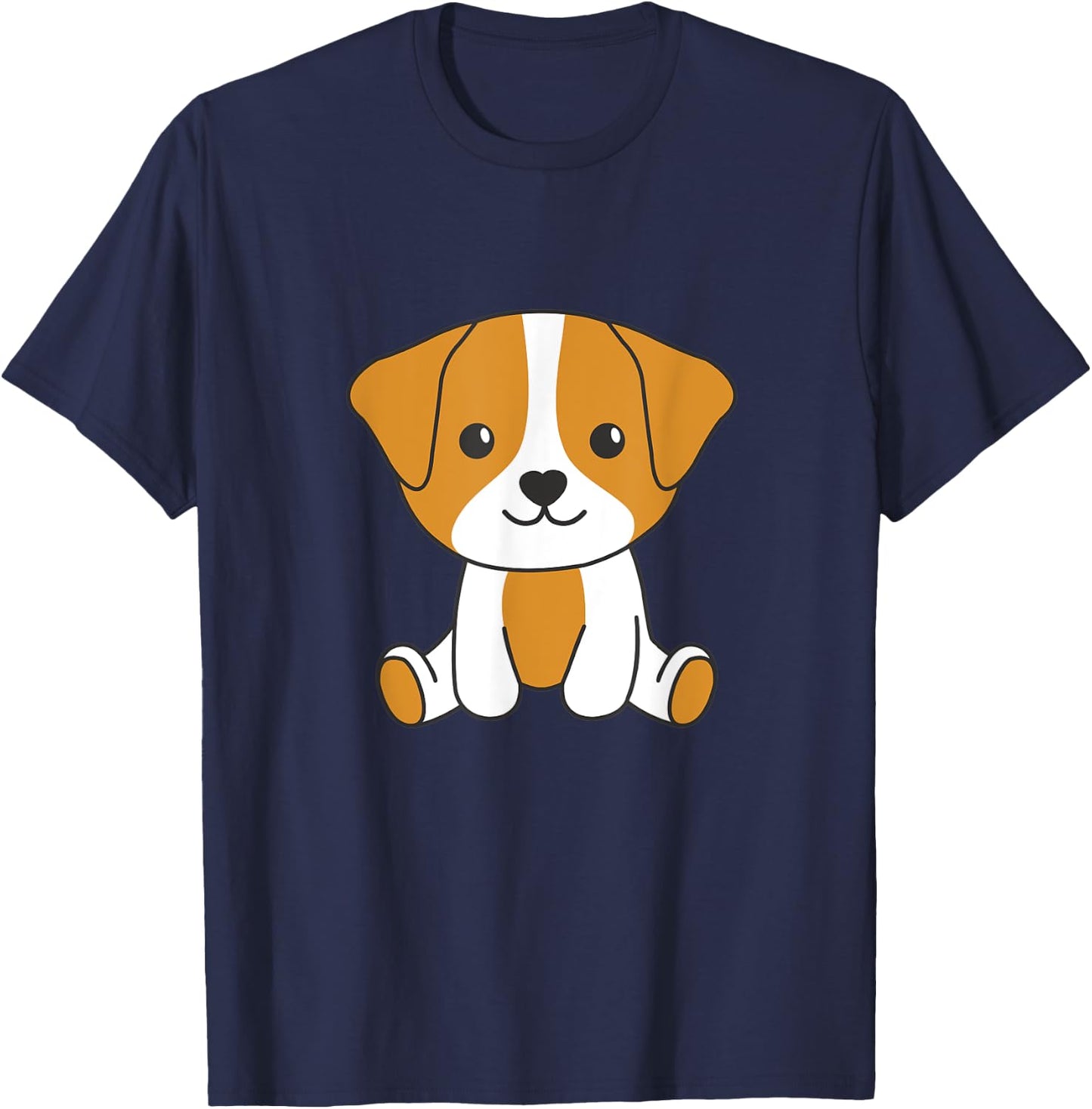 Jack Russell Cute Dogs Funny Jack Russell T-Shirt - T-Shirt | Navy