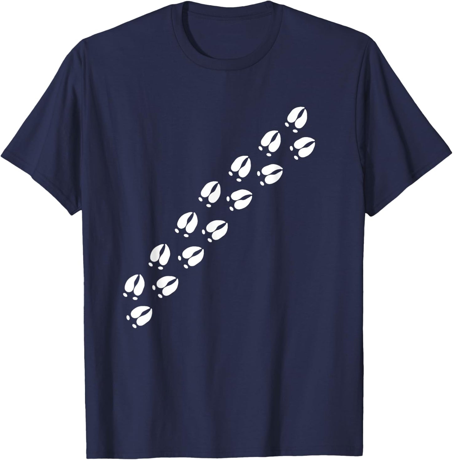 Tracks of Moose T-Shirt - T-Shirt | Navy