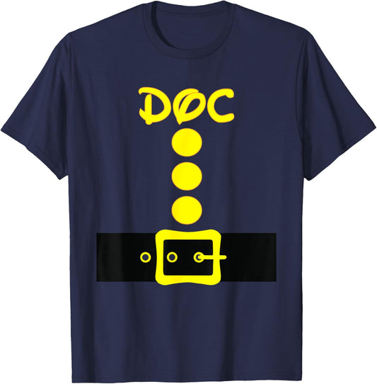Dwarf Easy Halloween Group Men Women Kids Costume Matching T-Shirt - T-Shirt | Navy