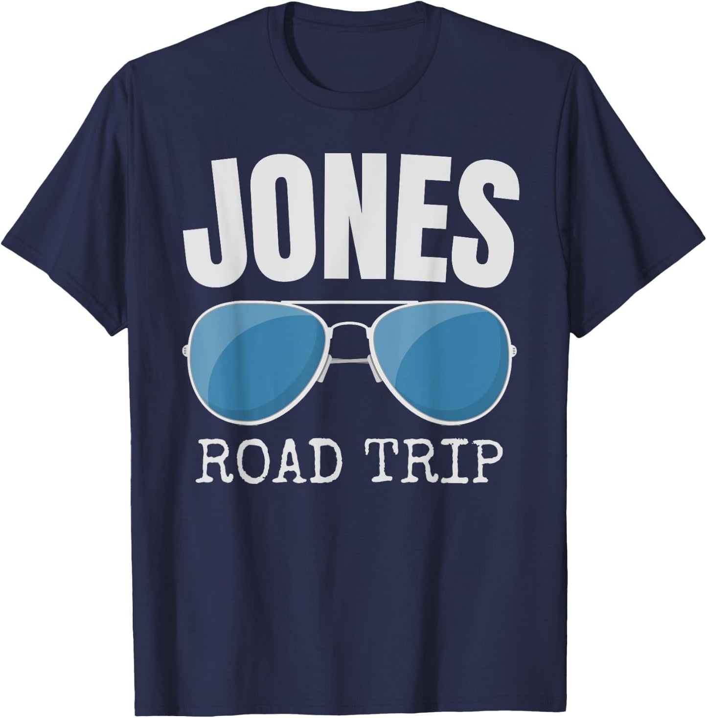 Jones Family Road Trip Aviator Retro Sunglasses T-Shirt - T-Shirt | Navy