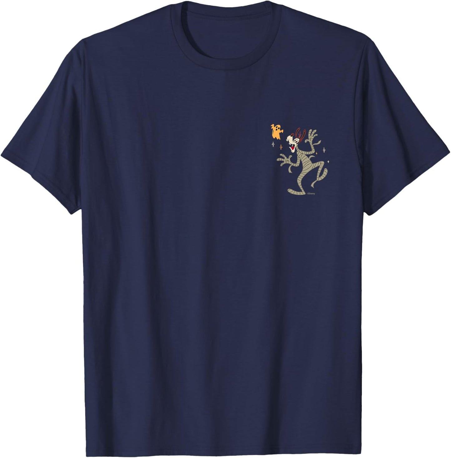 Disney Goofy Halloween Mummy and Spooky Ghost T-Shirt - T-Shirt | Navy