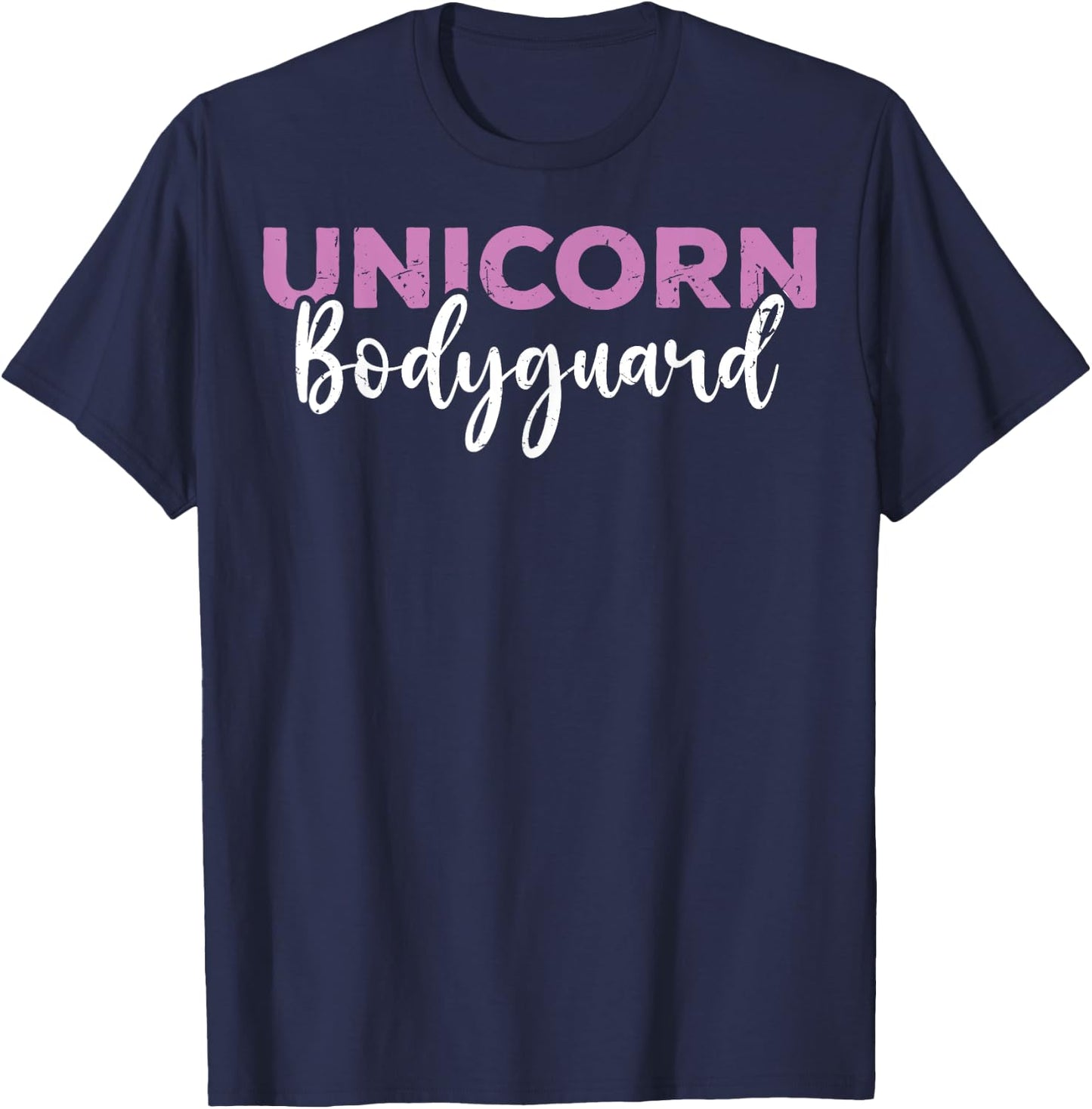 Costume Dad Funny Unicorn Bodyguard Unicorn Security Men T-Shirt - T-Shirt | Navy