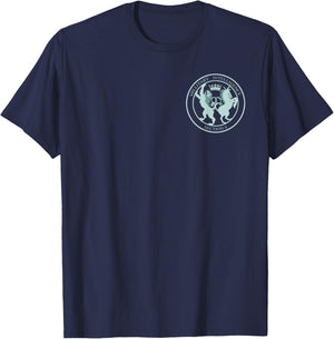 Secret Intelligence Service SIS MI6 UK Spy Agency Design T-Shirt - T-Shirt | Navy