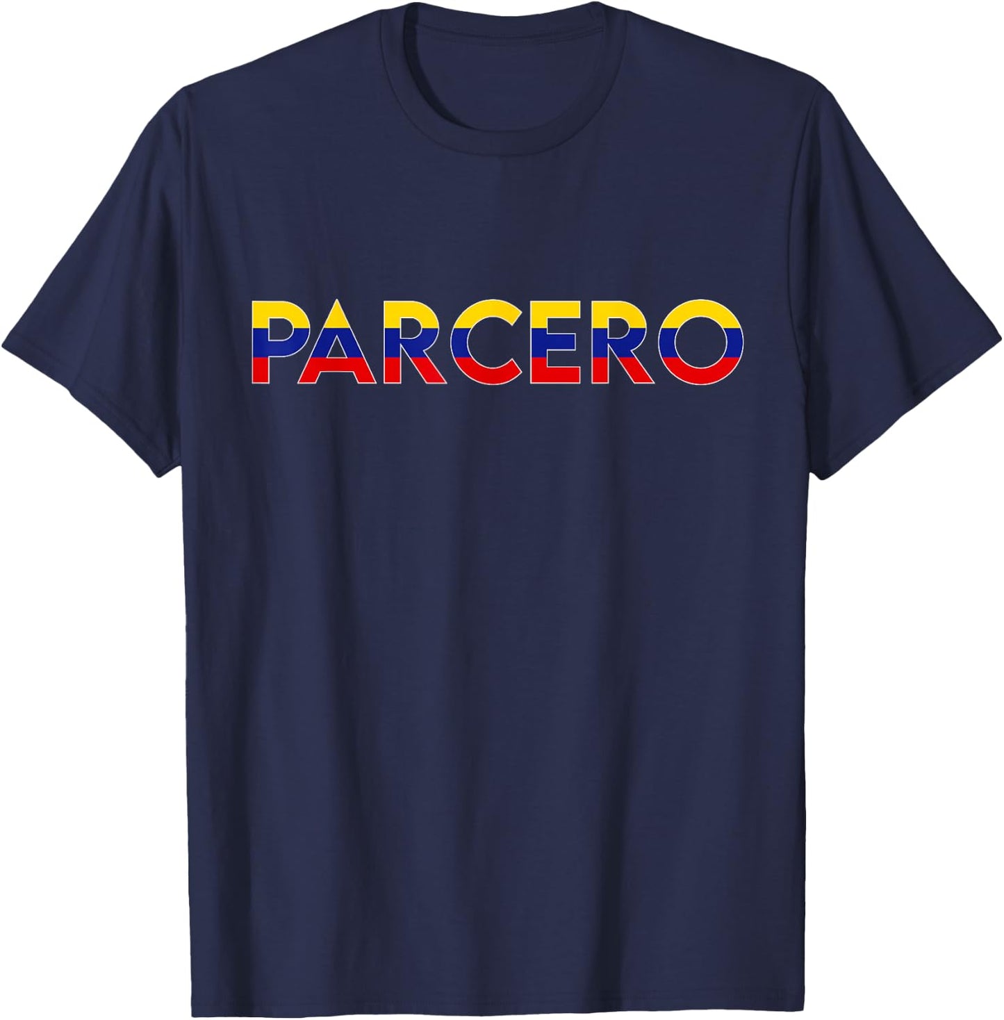 Parcero Colombian Flag Camiseta DNA Pride Colombiano Men Boy T-Shirt - T-Shirt | Navy
