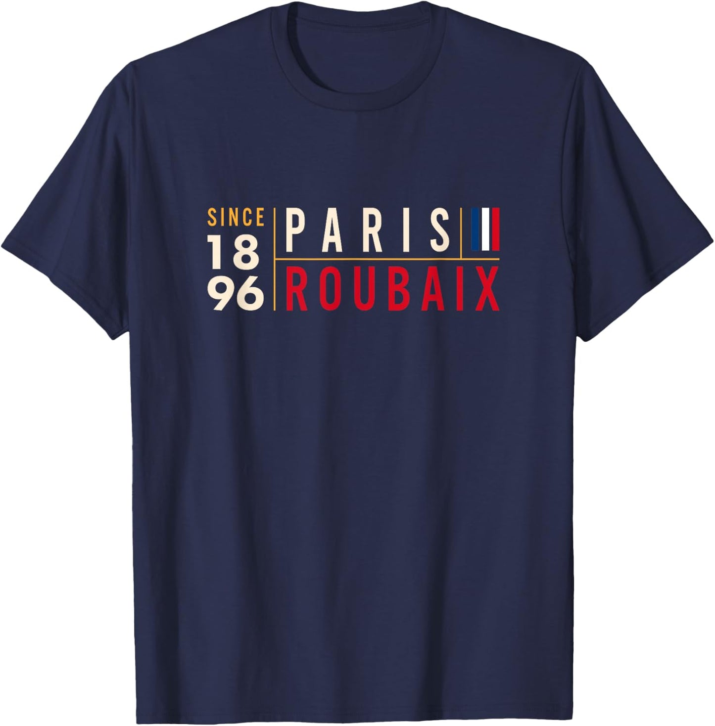 Paris Roubaix Since 1896 Hell of the North T-Shirt - T-Shirt | Navy
