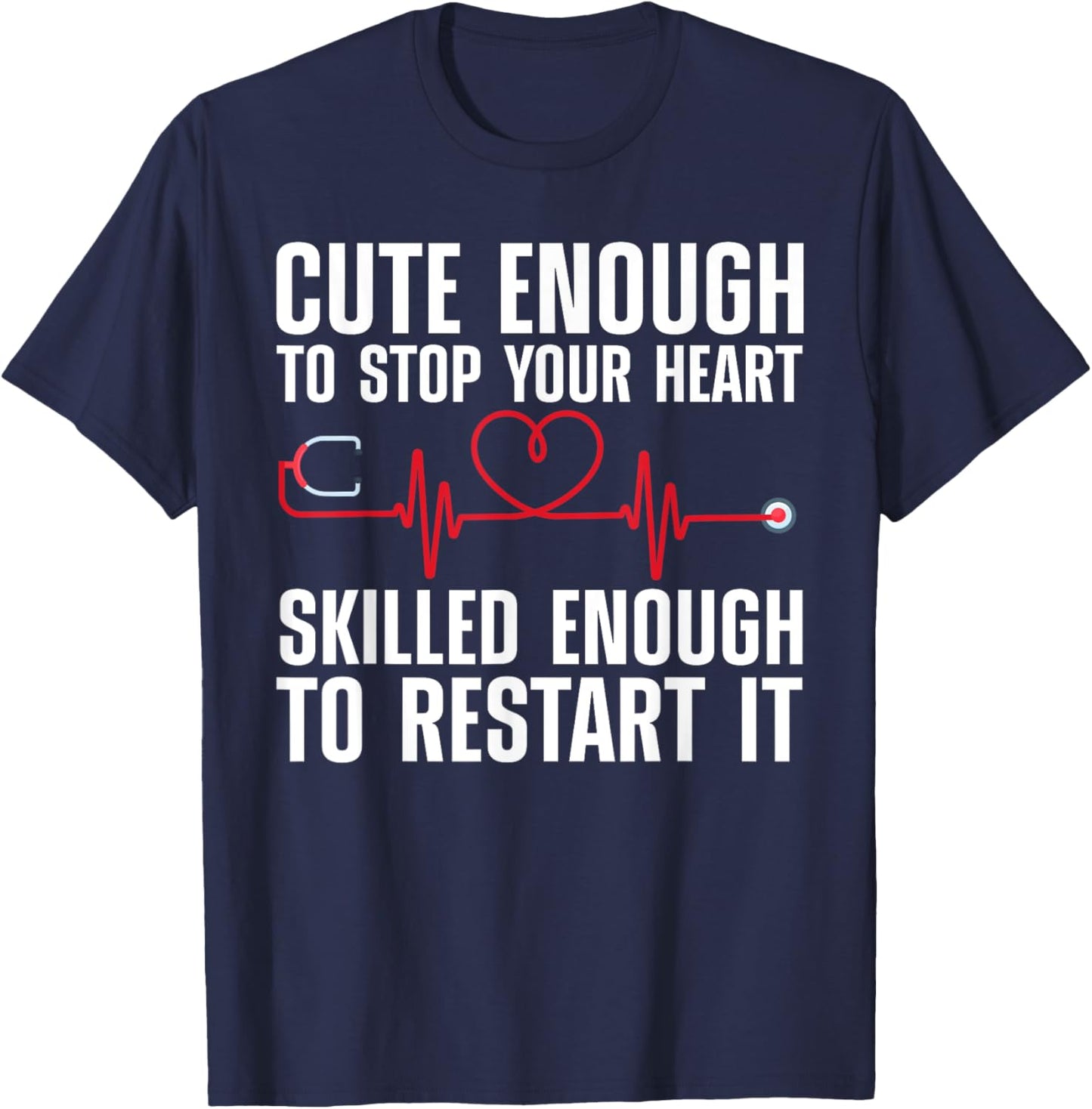 Cool Nurse Women Medical Assistant Nursing Aide CNA T-Shirt - T-Shirt | Navy