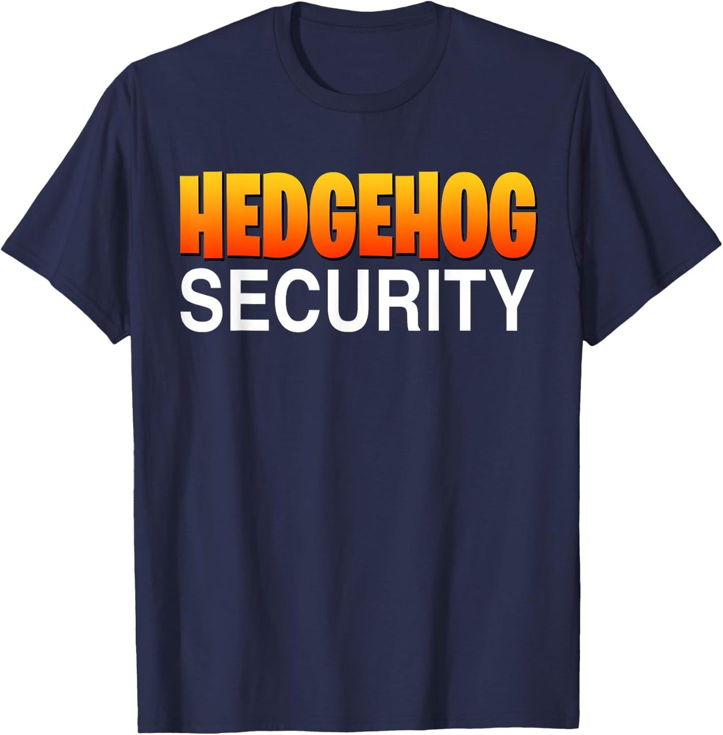 Hedgehog Security Parent Dad Mom Funny Halloween Costume T-Shirt - T-Shirt | Navy