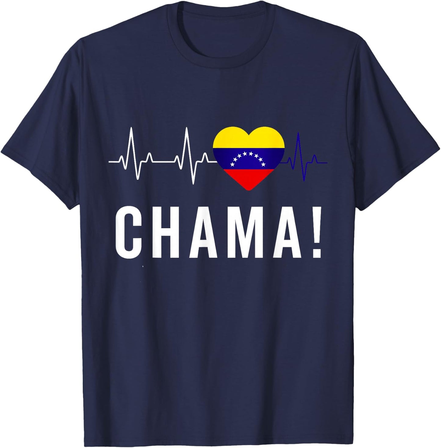 Venezuela Flag Pride Bandera Venezolana Camiseta Chama Girl T-Shirt - T-Shirt | Navy