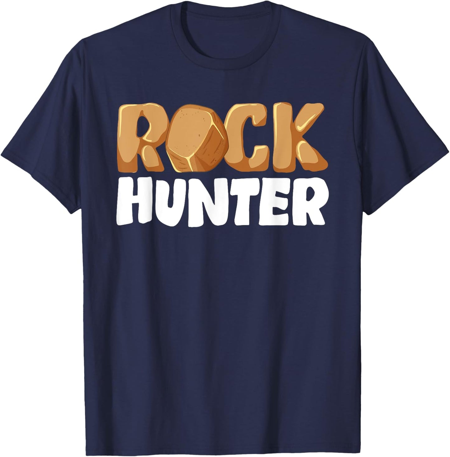 Cool Rock Hunter Geology Art Women Rockhounding Rock T-Shirt - T-Shirt | Navy