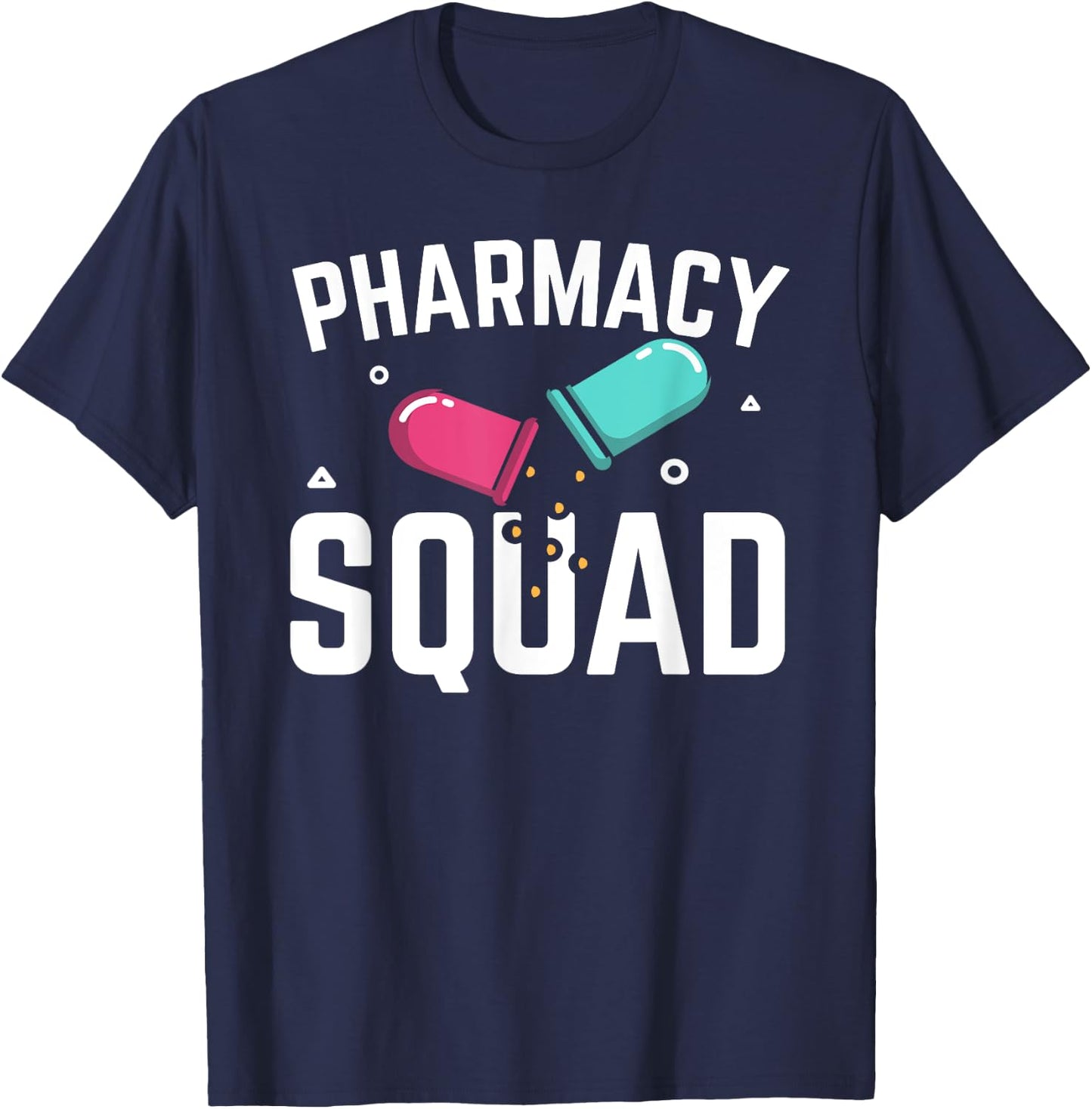 Pharmacy Squad Pharmacist Pharm Technician T-Shirt - T-Shirt | Navy