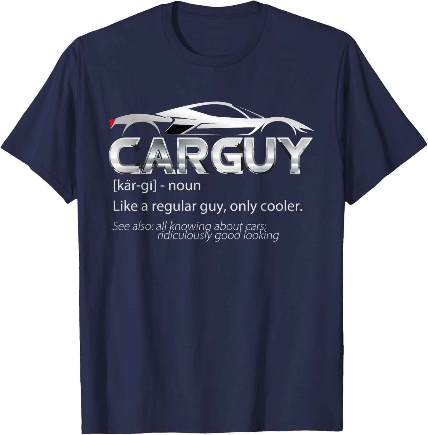 Grease Monkey Genius Artwork for A Car Garage Mechanic T-Shirt - T-Shirt | Navy