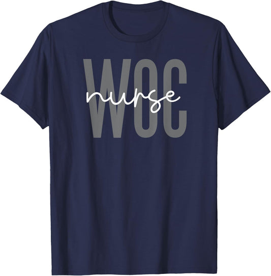 WOC Nurse T-Shirt - T-Shirt | Navy