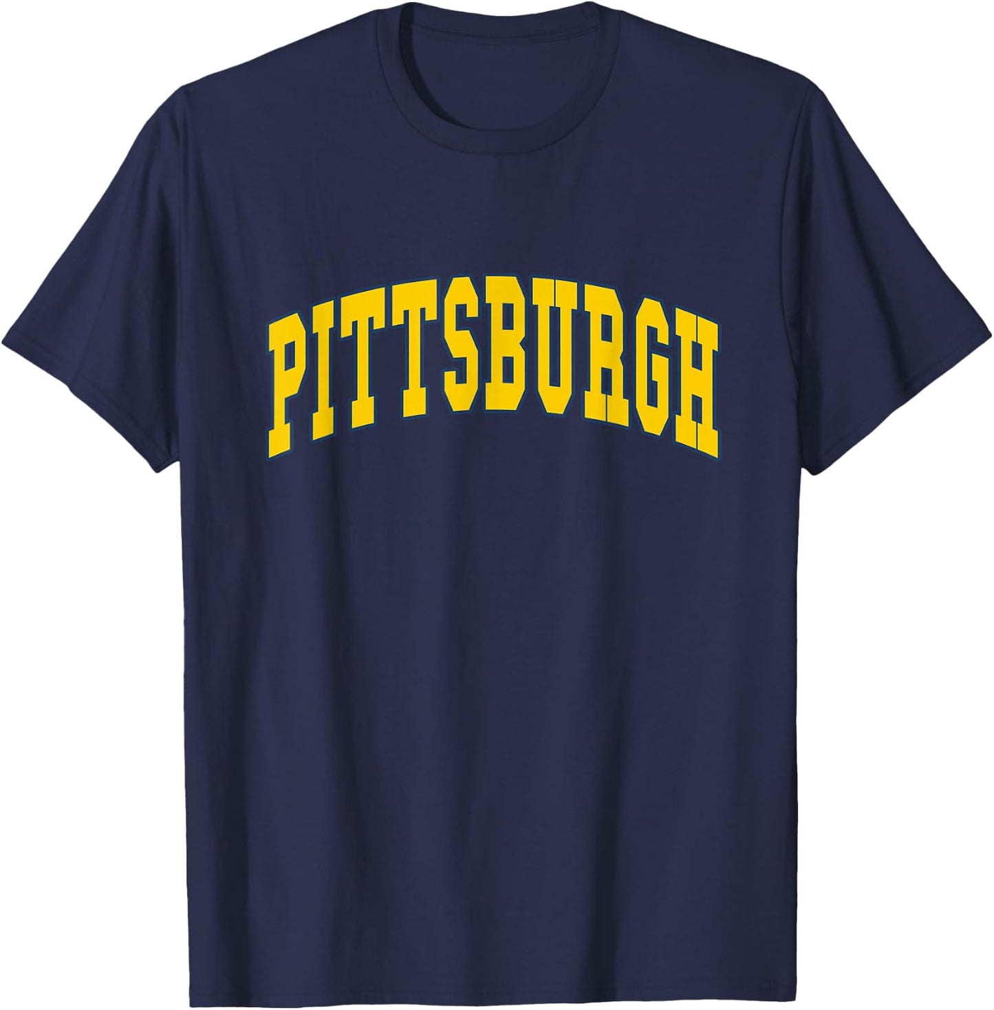 Pittsburgh - Hometown Pride - Throwback Design - Classic T-Shirt - T-Shirt | Navy