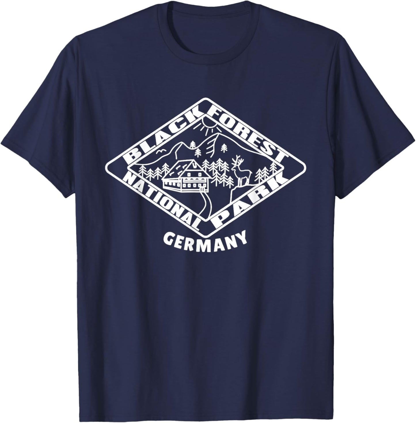 Black Forest National Park Germany Black Forest National Park T-Shirt - T-Shirt | Navy