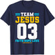 Christian - Team Jesus 03 Faith Hope Love T-Shirt - T-Shirt | Navy
