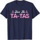 Save The Tatas | Breast Cancer Awareness T-Shirt - T-Shirt | Navy