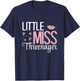 Little Miss Threenager T-Shirt - T-Shirt | Navy