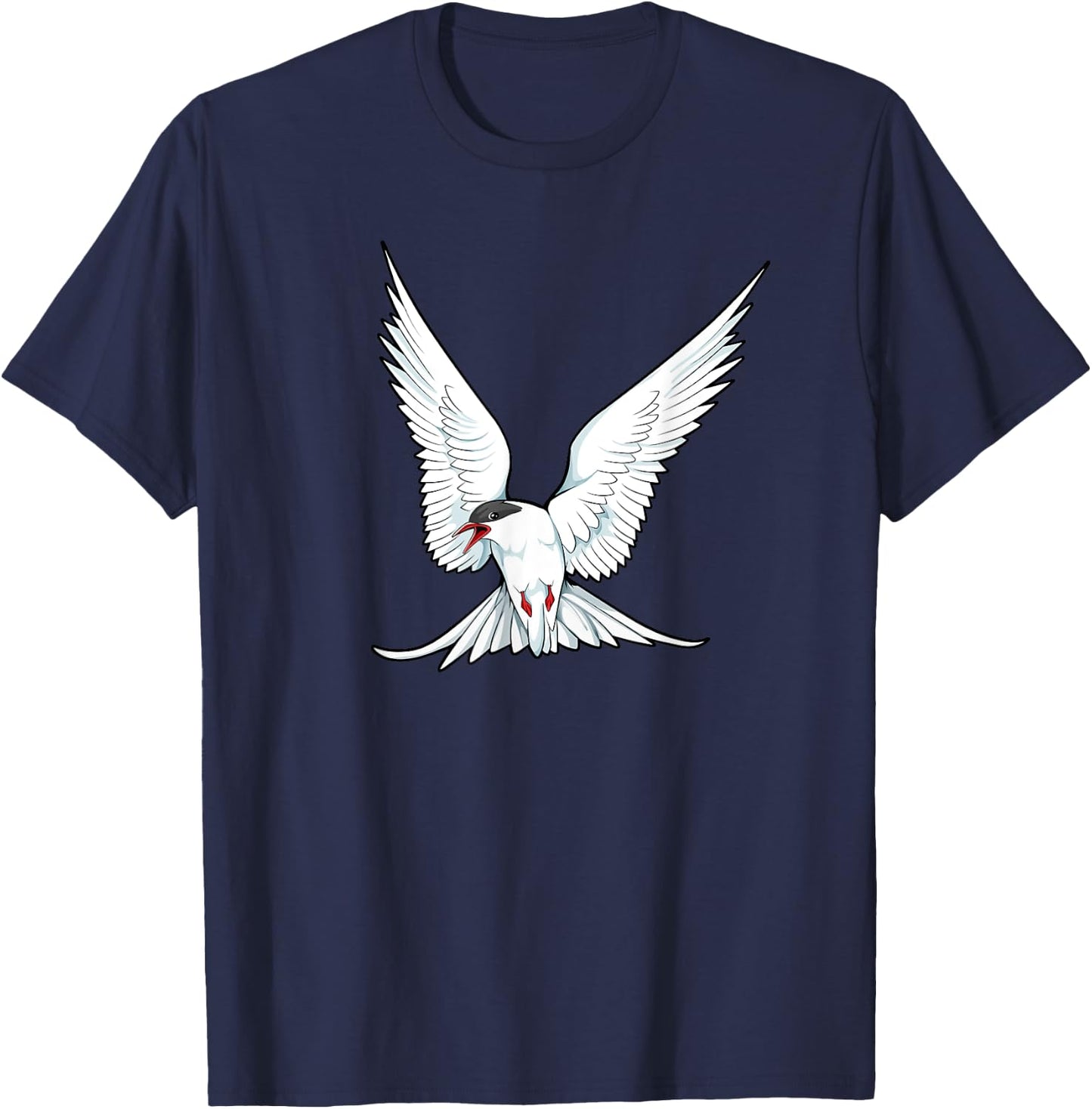 Drawing of a Arctic tern T-Shirt - T-Shirt | Navy