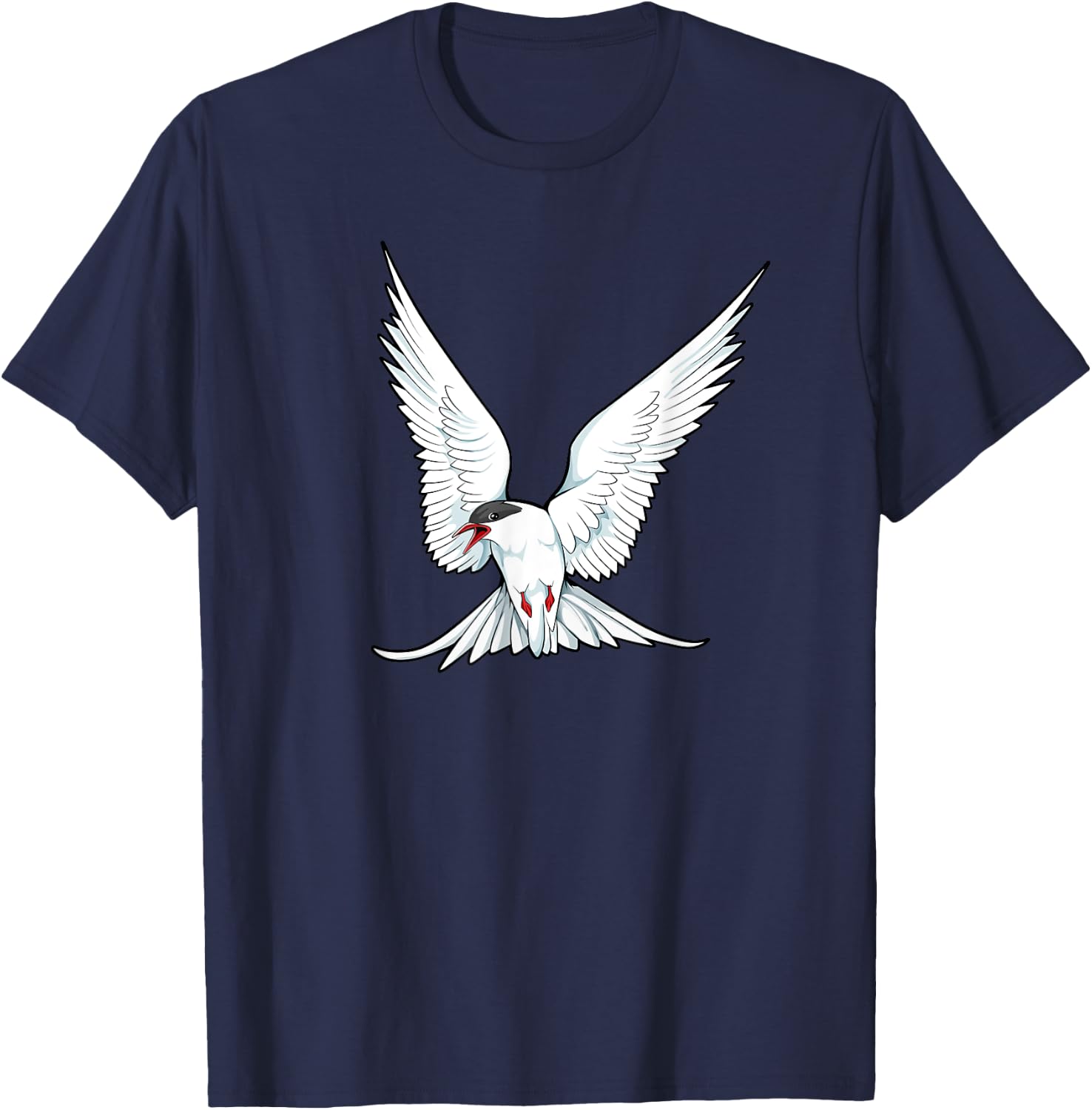Drawing of a Arctic tern T-Shirt - T-Shirt | Navy