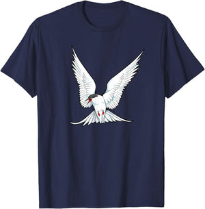 Drawing of a Arctic tern T-Shirt - T-Shirt | Navy