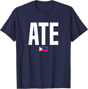 Ate Older Sister Philippines Pinay Filipina T-Shirt - T-Shirt | Navy