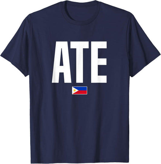 Ate Older Sister Philippines Pinay Filipina T-Shirt - T-Shirt | Navy