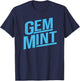 Gem Mint Grade Funny Baseball Card Collector Trading Cards T-Shirt - T-Shirt | Navy