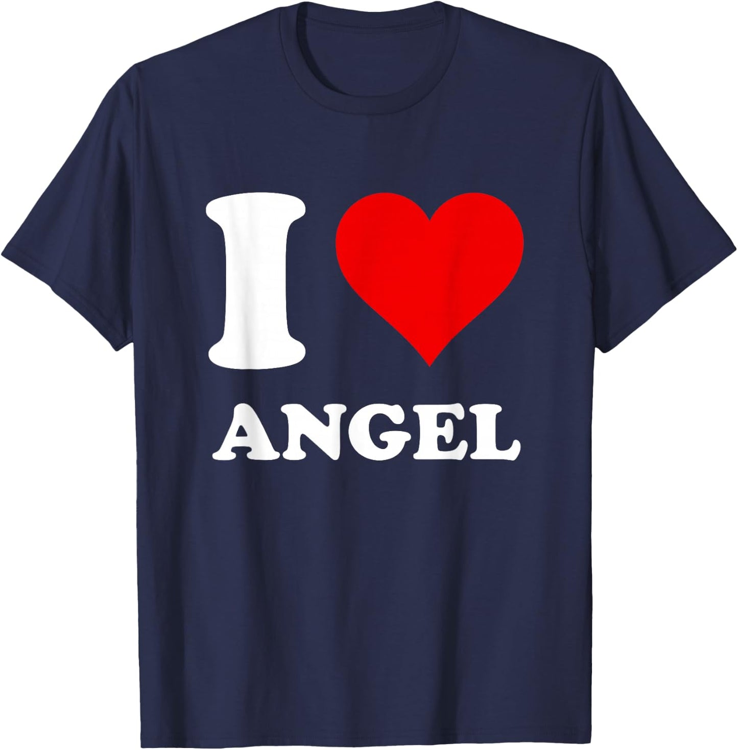 I Love Angel T-Shirt - T-Shirt | Navy